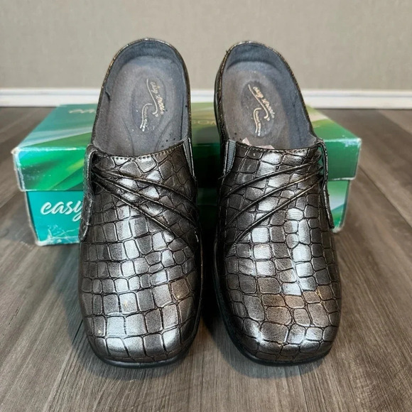 Easy Street Holly Women's Mules • Pewter • New in Box • 8.5 W - Picture 2 of 6